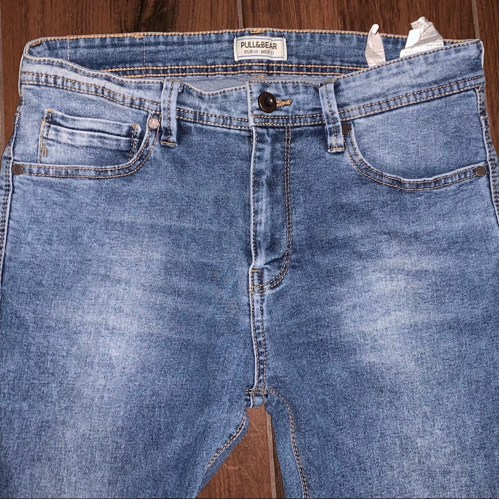 38 Men's Pull&Bear Slim Straight Jeans